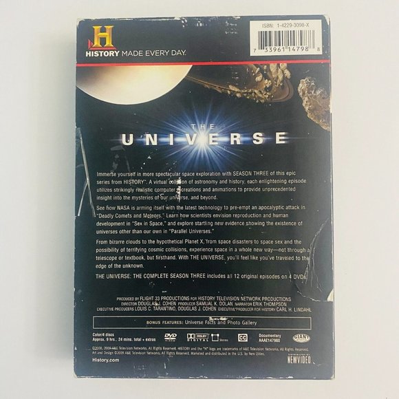 History Channel The Universe Season 3 DVD 4 Disc Set - Picture 2 of 9